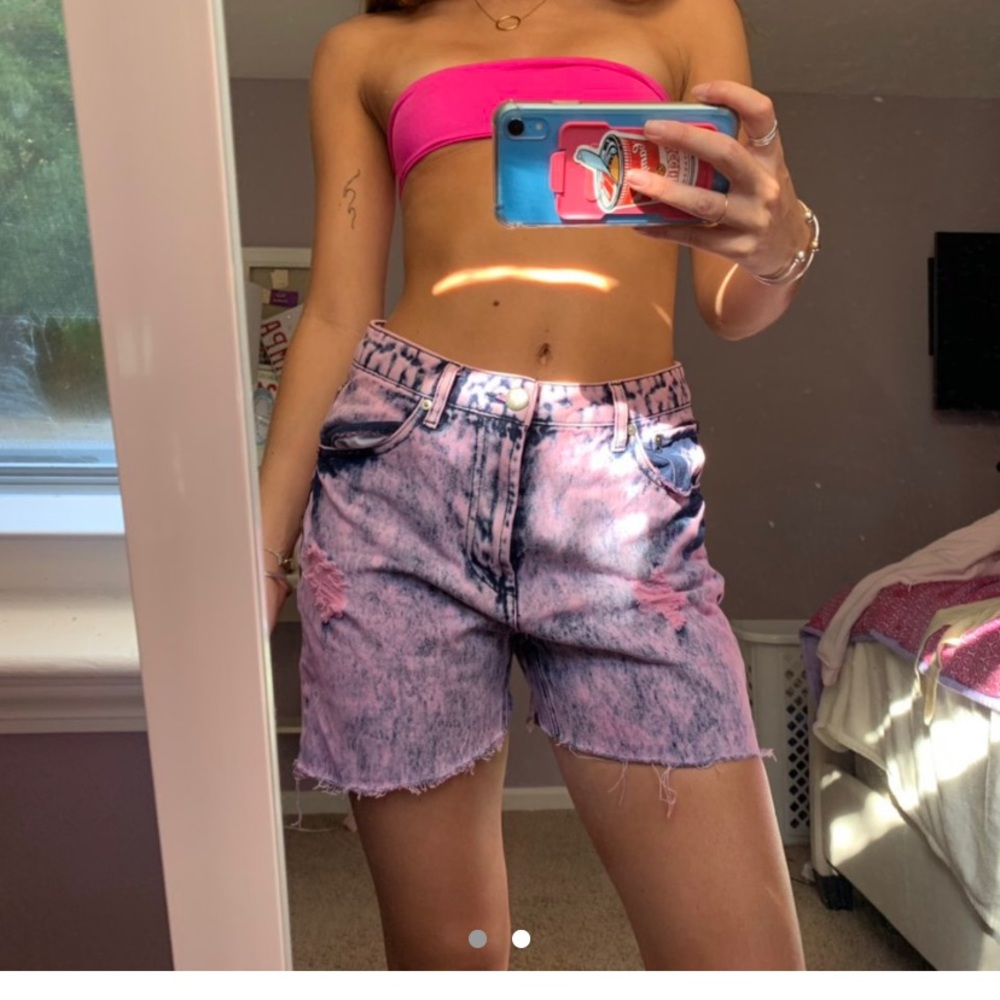 custom Acid Wash Shorts ✨